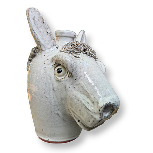 Billy Joe Craven 9.25" Donkey Head Jug DP6471